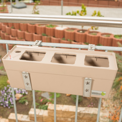 Haltebügel Balkonkastenhalter mit Strebe für Greenbar Kräuterbox