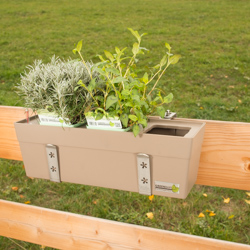 Haltebügel Balkonkastenhalter ohne Strebe für Greenbar Kräuterbox