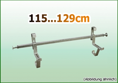 Blumenkastenhalter Universal / 1 Paar HB 12...24cm / FLB 115...129cm