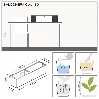 BALCONERA Color 80 muskat
