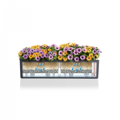 BALCONERA Color 80 weiß mit Halterung