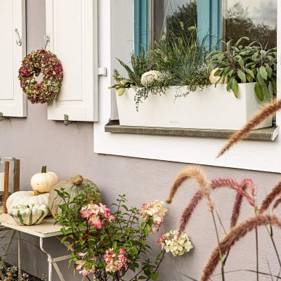 BALCONERA Color 80 weiß mit Halterung